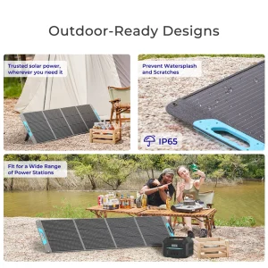 IP65 Waterproof Foldable Solar Panel Power Backup,